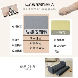 【BN-Home】貝拉貓抓皮革雙人沙發145cm(沙發/沙發床/皮沙發/貓抓皮)