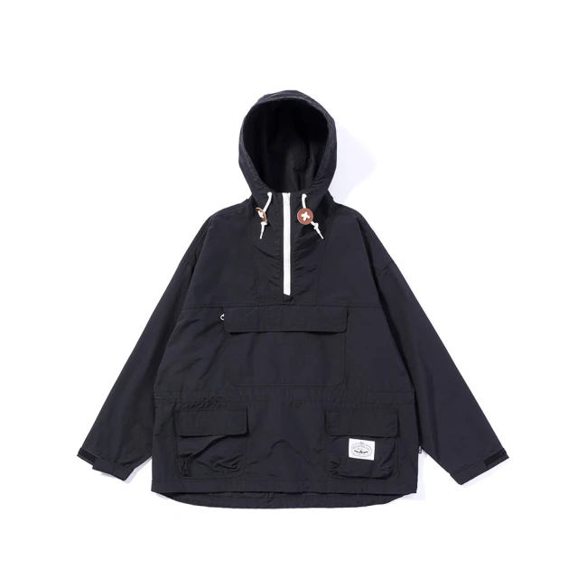 POLER STUFF 日本限定 60/40 WIDE SEEKER ANORAK 寬版防風防水罩衫(黑)