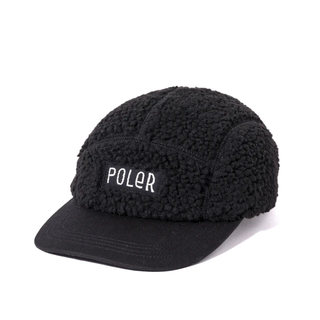 POLER STUFF 日本限定 BOA FLEECE 5P 搖粒絨五片羊毛帽(黑)