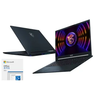 Office 2024★【MSI】14吋i7 RTX4060電競筆電(Stealth 14 Studio/i7-13700H/16G/1TB SSD/W11P/A13VF-021TW)