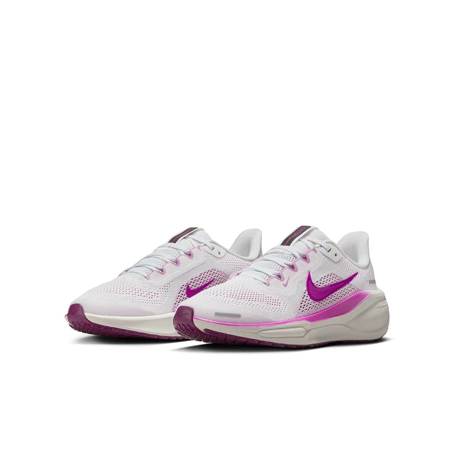 NIKE 耐吉 慢跑鞋 女鞋 大童 運動鞋 小飛馬 緩震 AIR ZOOM PEGASUS 41 白粉 FN5041-104(3C5084)