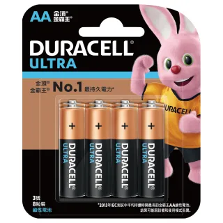 【DURACELL】金頂  ULTRA超能量 鹼性電池-3號AA(8入裝)