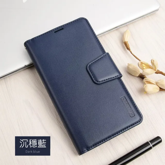 【Hanman 韓曼】OPPO A38 柔軟羊皮觸感皮套 多卡層 防滑內襯可多角度調節支架手機殼/保護套