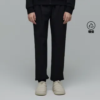 【國家地理服飾官方旗艦】女裝 ARCHELON 雙層刷毛運動窄管縮口長褲 - 炭黑色(刷毛材質)