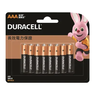【DURACELL】金頂 鹼性電池 4號AAA(18入裝)
