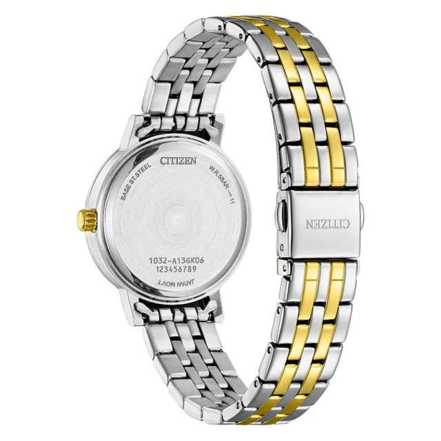 【CITIZEN 星辰】LADYS 璀璨水晶 時尚石英女錶 31.2MM (EL3108-53D/EL3104-54D) 雙11 送禮