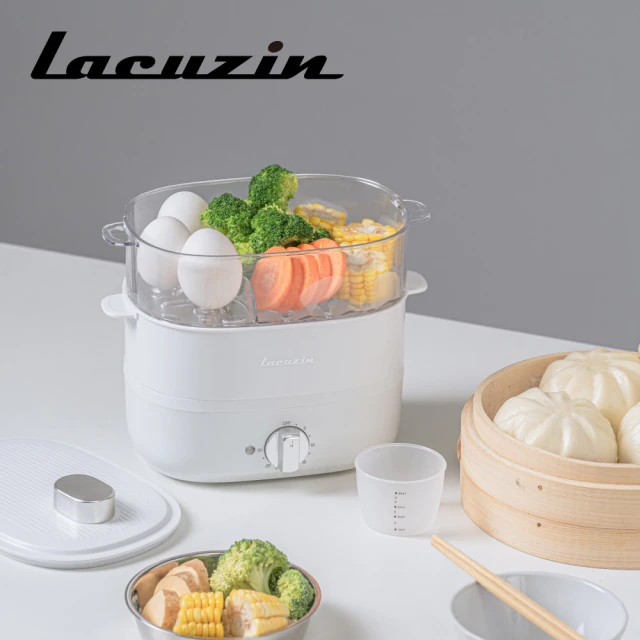 Lacuzin 雙層多功能隨行電蒸鍋(LCZ060WT)