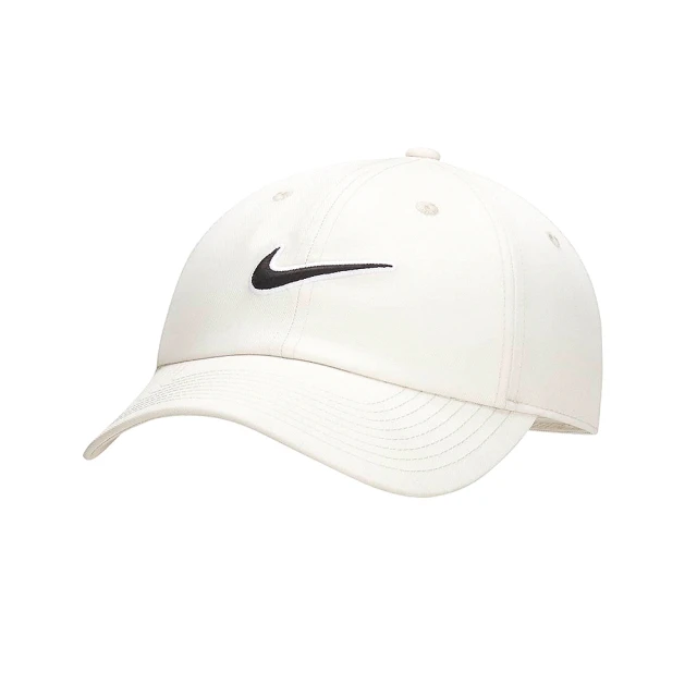 NIKE 耐吉 U NK Club Cap U CB SWSH L 白色 老帽 休閒 穿搭 刺繡 遮陽 棒球帽 FB5369-072