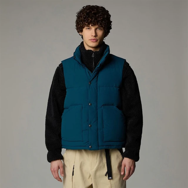 The North Face TNF 北臉 休閒 防潑水連帽羽絨背心 M M66 DOWN VEST 男 藍(NF0A88Y11NO)