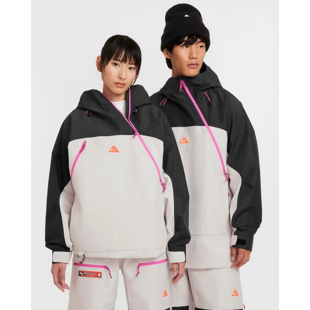 NIKE 耐吉 ACG 滑雪服 上衣 防潑水 半開襟上衣 男女款 AS U ACG SFADV CHENA VORTEX J 白色(FV8892104)