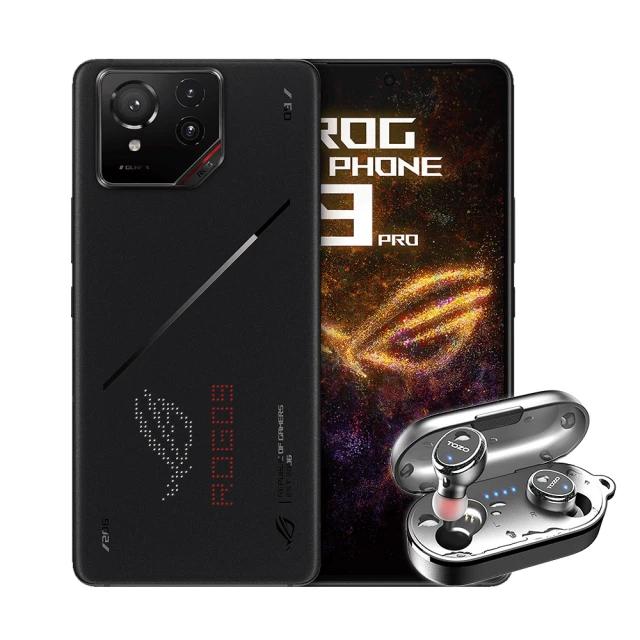 ASUS 華碩 ROG Phone 9 Pro 5G 6.78吋(16G/512G/高通驍龍8Elite/5000萬鏡頭畫素/AI手機)降噪無線耳機組