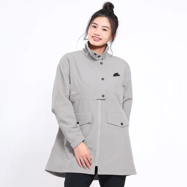 【BATIS 巴帝斯】女Aline長版風衣外套 - 兩色 - 24AW