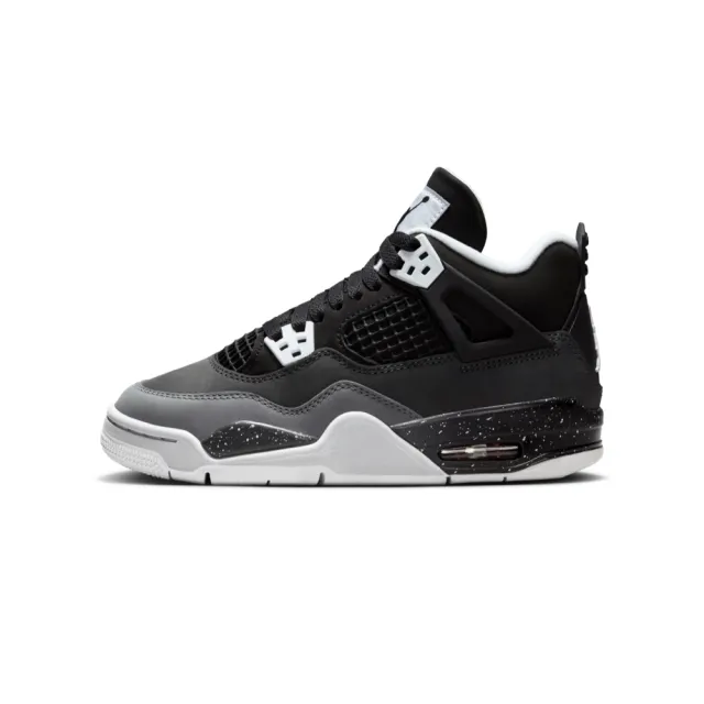 【NIKE 耐吉】Air Jordan 4 Retro Fear 恐懼黑 GS FQ8213-002(AJ4 驚艷 有型 休閒鞋 大童鞋)