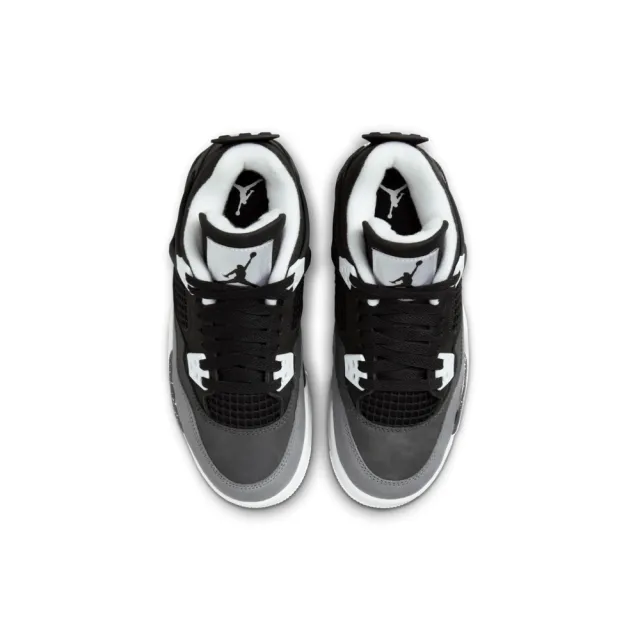 【NIKE 耐吉】Air Jordan 4 Retro Fear 恐懼黑 GS FQ8213-002(AJ4 驚艷 有型 休閒鞋 大童鞋)