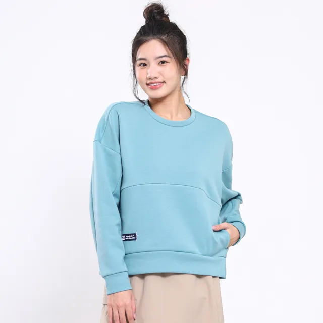 【BATIS 巴帝斯】女前衩落肩機能長T - 兩色 - 24AW