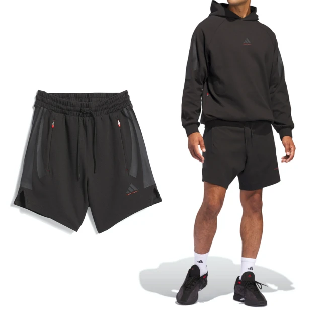 adidas 愛迪達 ADI BB PK Short 男款 女款 黑色 棉 運動 休閒 籃球 短褲 IW5650