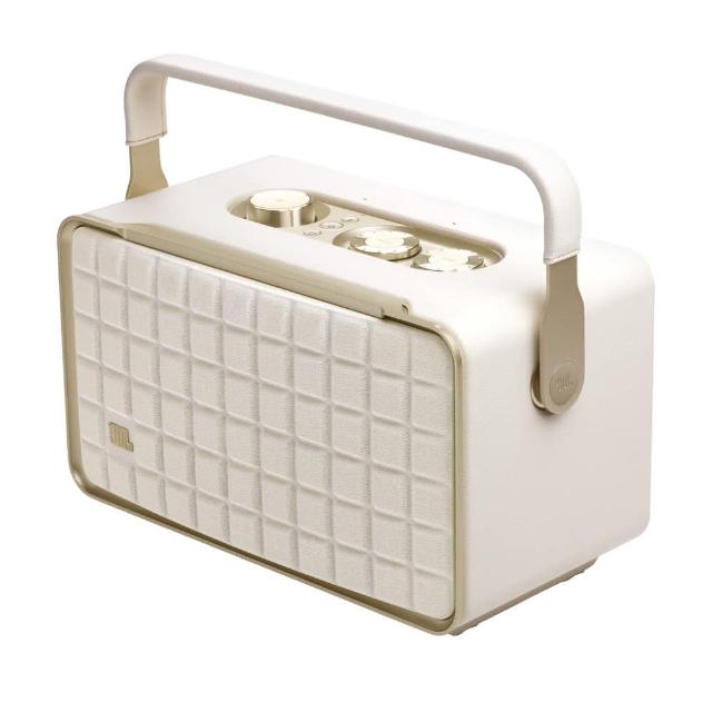 【JBL】Authentics 300 可攜式語音無線串流藍牙音響(白色)