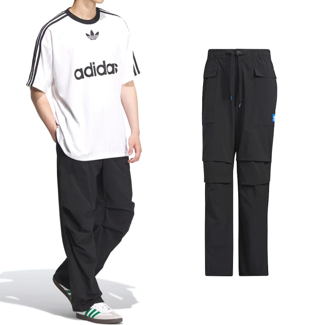 adidas 愛迪達 CS Woven Pants 男款 黑色 運動褲 工裝褲 休閒褲 長褲 JC6837