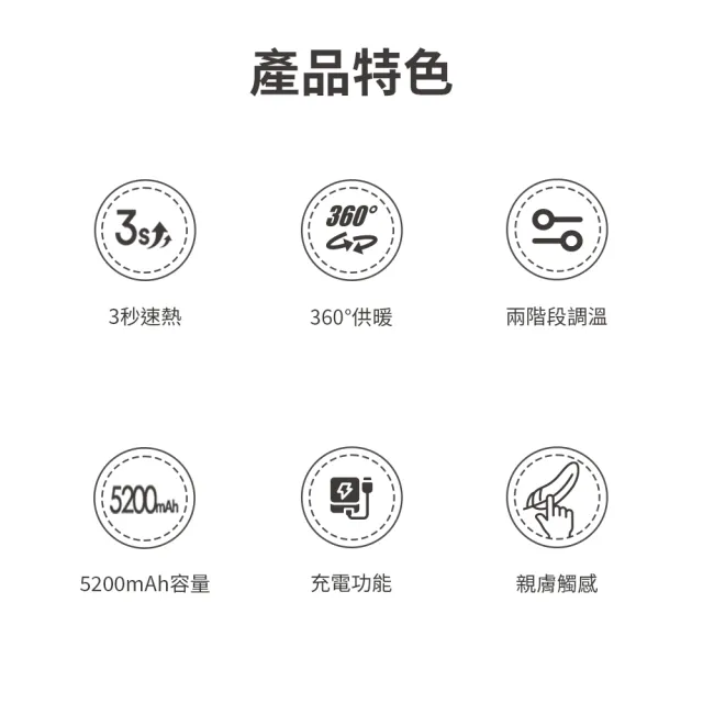 【Philips 飛利浦】2色可選-DLP2136V 戶外暖手寶 行動電源 二合1(暖蛋/3秒速熱/BSMI認証)