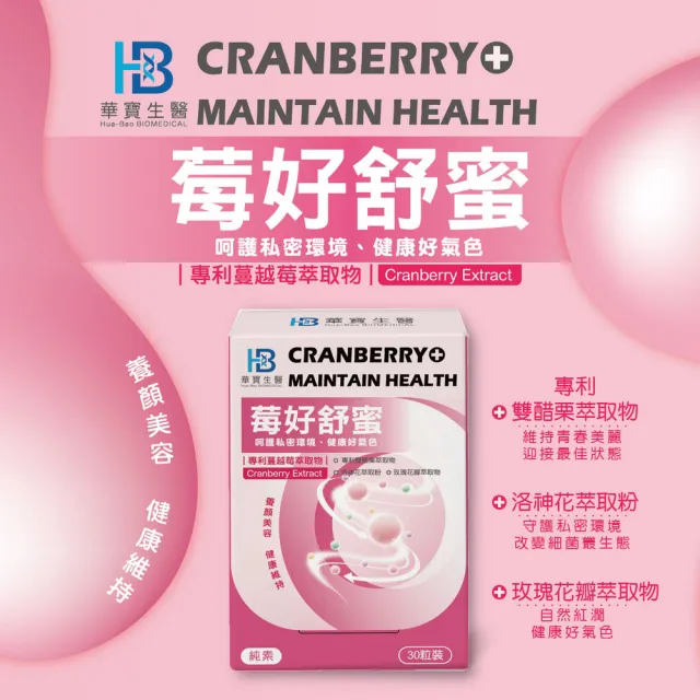 【華寶生醫】莓好舒蜜(女性私密的守護神)