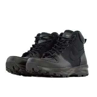 【NIKE 耐吉】MANOA 黑色 男款 高筒 皮革 工作靴 穿搭(456975-001)