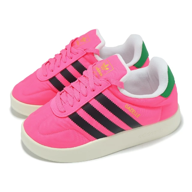 adidas 愛迪達 麵包鞋 Gazelle Home W 女鞋 男鞋 桃紅 綠 尼龍 居家 休閒鞋 愛迪達(IE1433)