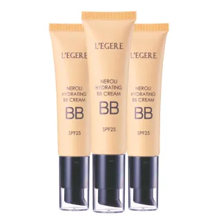 即期品【LEGERE 蘭吉兒】橙花原液保濕BB霜SPF25 35ml(3入組)