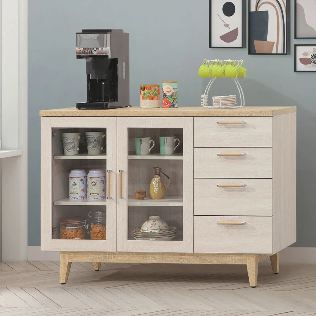 MUNA 家居 琴森5尺餐櫃/碗盤櫃(餐櫃 碗盤櫃 櫥櫃 置