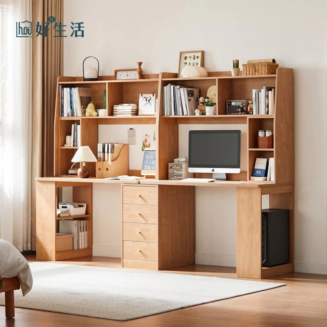 寶德家居 北歐風輕書桌100CM D00388(書桌 桌子 