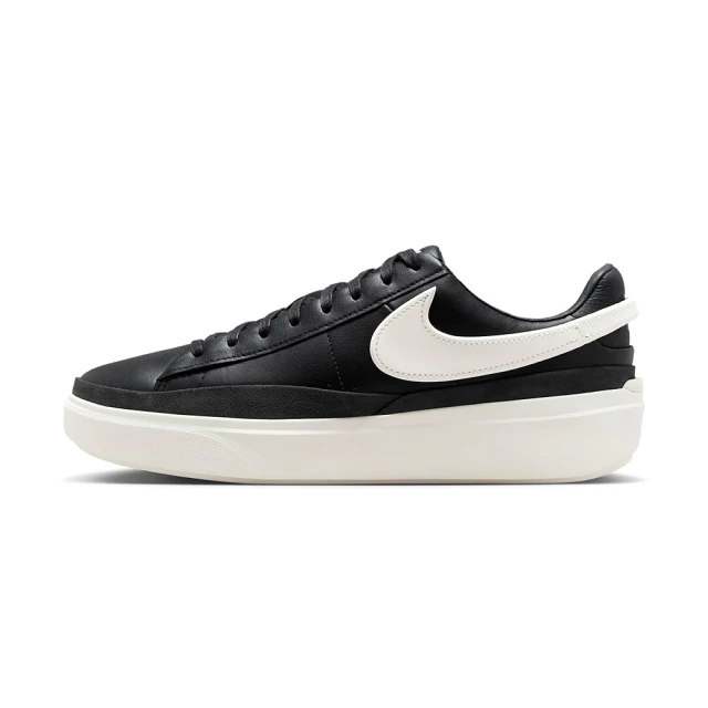 NIKE 耐吉 Blazer Phantom Low 男鞋 黑白色 經典 滑板鞋 厚底 皮革 復古 休閒鞋 HF3119-001