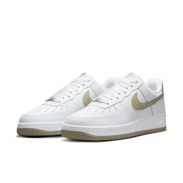 NIKE 耐吉 休閒鞋 男鞋 女鞋 運動鞋 AF1 AIR FORCE 1 07 白卡其 FJ4146-110