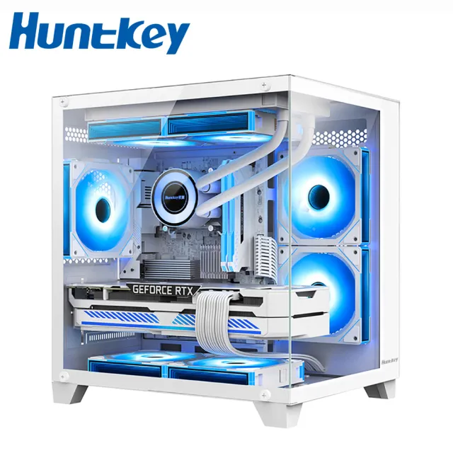HUNTKEY航嘉 S900 沙塵暴 全景 機箱/機殼(白)