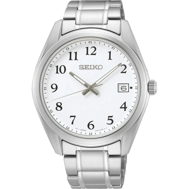 SEIKO 精工 官方授權 CS系列 簡數字男錶-40.2mm SK008(SUR459P1)