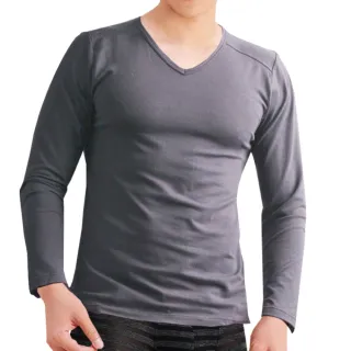 【PROMAN 豪門】3件組-速熱暖絨V領長袖-大廠出品M1860(透舒肌 /男衛生/保暖內衣/發熱衣)