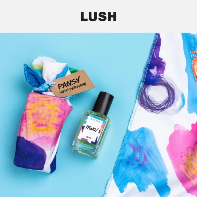 【LUSH 嵐舒】花漾美人香水及風呂巾套裝(花香/草本/橙花/白松香)