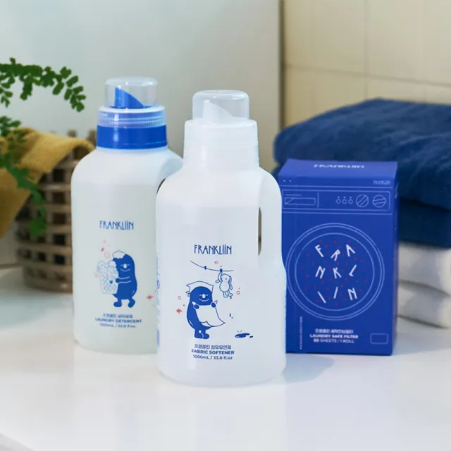 【Poled】總代理｜FRANKLiiN 寶寶無添加衣物柔軟精 1000ml