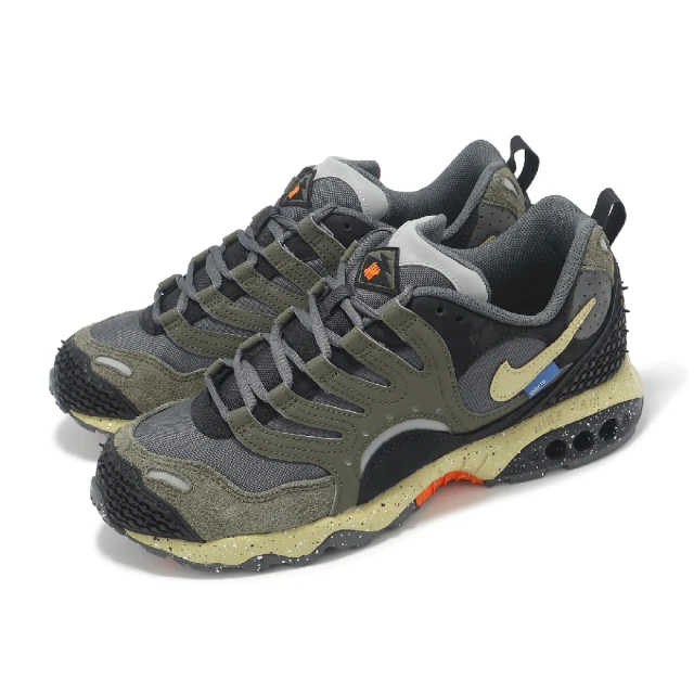 NIKE 耐吉 x Undefeated Air Terra Humara 聯名野跑鞋 男鞋 綠卡其 休閒鞋 戶外(FN7546-300)