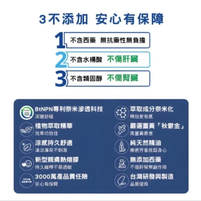 【麗臺科技】6入-BtNPN植物納米貼布-關節肌肉舒緩(酸痛貼布 精油貼布 舒緩貼布酸痛貼布 精油貼布 舒緩貼布)