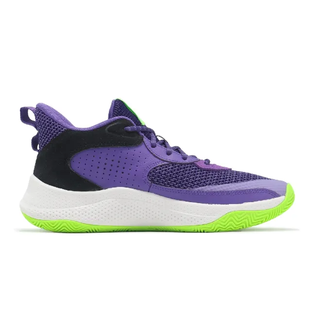 【UNDER ARMOUR】籃球鞋 Curry 3Z 24 SDE 男鞋 紫 綠 緩震 子系列 UA(3028191501)