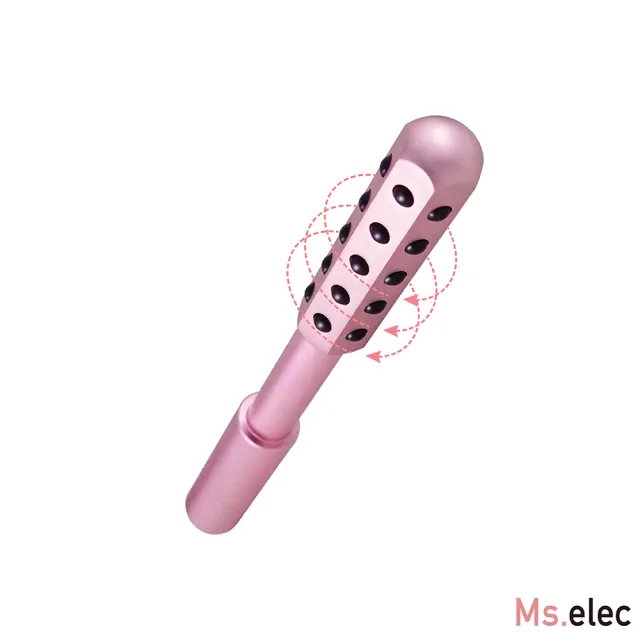 【Ms.elec 米嬉樂】鍺石按摩美顏棒 FL-007(美容棒/促進吸收/緊緻輪廓/妝感服貼)