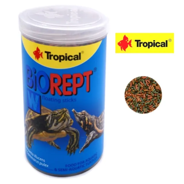 【Sera 德國】肉食甜甜圈+Tropical高蛋白烏龜飼料 1L×2 澤龜.水龜(兩棲爬蟲主食飼料 S18221+U366)