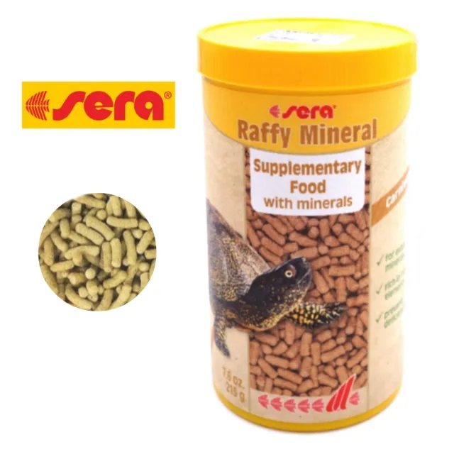 【Sera 德國】烏龜礦物質1L+Tetra乾燥淡水蝦全蝦 250ml 澤龜.水龜(兩棲爬蟲主食飼料 S1895+T197)