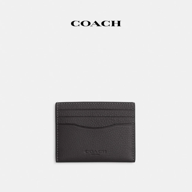 COACH 蔻馳官方直營 纖巧型證件卡包-灰色(CP209)