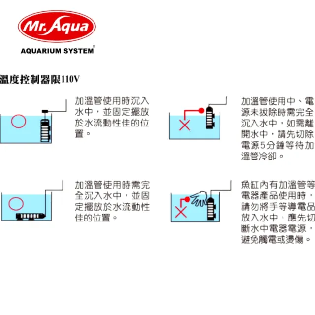【ISTA 伊士達】電子單顯控溫器 雙插座1000W+MR鈦管加溫棒300W(魚缸溫度控制 IH665+水鈦300W)