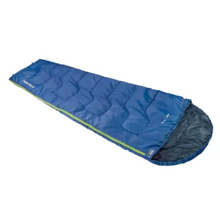 High Peak EASY TRAVEL 輕量中纖睡袋 錐型 15~12℃ 830g 藍(登山露營/睡袋/保暖/野營)