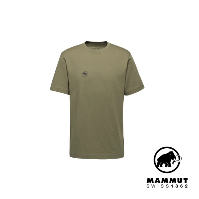 Mammut 長毛象 Mammut Base T-Shirt Men Guarantee 1974 有機棉休閒短袖T恤 男款 沼澤綠 #1017-07200