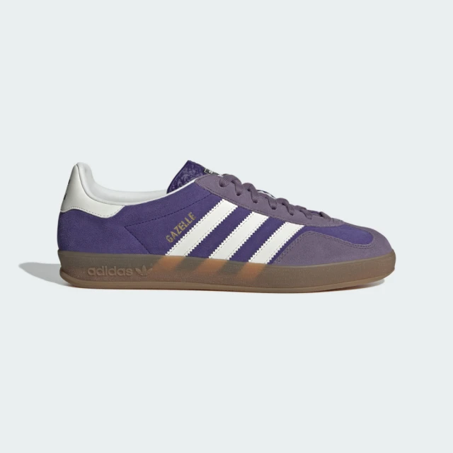 adidas 愛迪達 休閒鞋 男鞋 運動鞋 GAZELLE INDOOR 紫白 IF9645