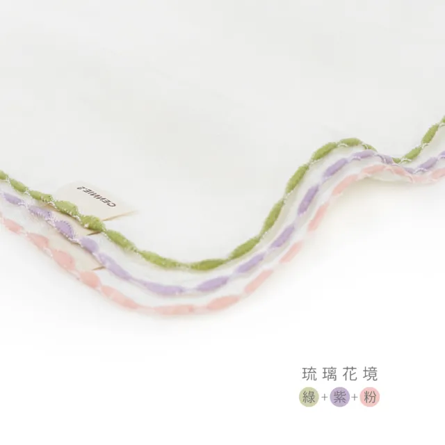 【Gennies 奇妮】純棉寶寶雙面包巾紗布巾超值組(嬰兒包巾 浴巾 口水巾 洗澡巾)