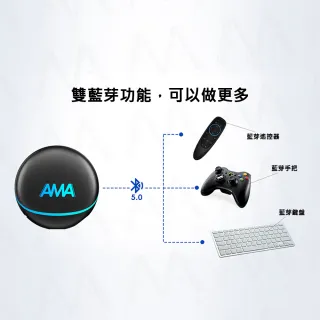 【AMA】S47 安卓盒車家兩用 八核心高通處理器 8G+128G CarPlay轉安卓系統 多媒體影音盒 2025新款搶先上市