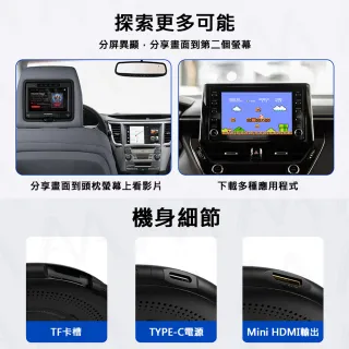【AMA】S47 安卓盒車家兩用 八核心高通處理器 8G+128G CarPlay轉安卓系統 多媒體影音盒 2025新款搶先上市